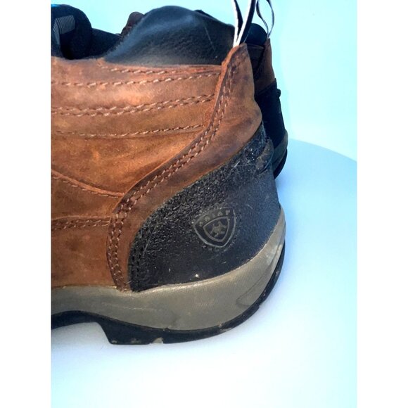 Women’s Waterproof Hiking Outdoor Brown Leather ARIAT Boots 9B - Picture 13 of 16